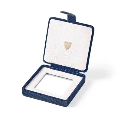 Aspinal Of London Compact Mirror In Blue