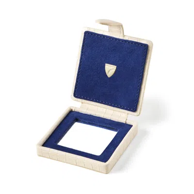 Aspinal Of London Compact Mirror In White