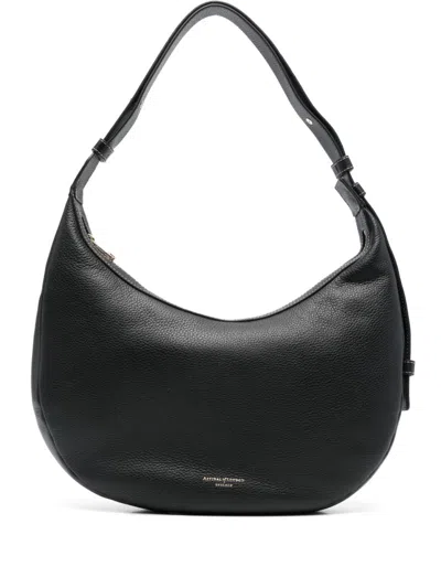 Aspinal Of London Crescent Tote Bag In Black