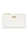 Aspinal Of London Croc-embossed Leather Mayfair Wallet