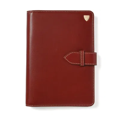 Aspinal Of London Deluxe Family Travel Wallet In Smooth Cognac In Brown