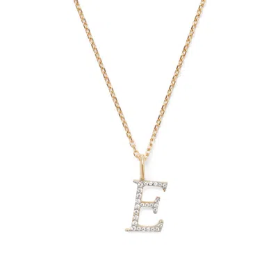 Aspinal Of London Diamond Initial Necklace In Gold