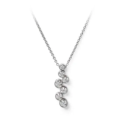 Aspinal Of London Diamond Pendant Necklace Set
