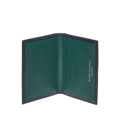 Aspinal Of London Double Fold Credit Card Holder In Green