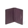 Aspinal Of London Double Fold Credit Card Holder In Brown