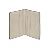 Aspinal Of London Double Fold Credit Card Holder In Neutral