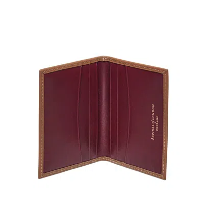 Aspinal Of London Double Fold Credit Card Holder In Multi