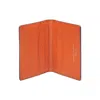 Aspinal Of London Double Fold Credit Card Holder In Orange