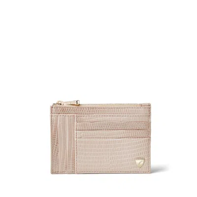 Aspinal Of London Double Sided Zipped Card & Coin Holder