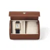 Aspinal Of London Double Watch Roll In Brown
