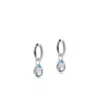 Aspinal Of London Drop Earrings In Blue