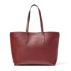 Aspinal Of London East West Tote In Red