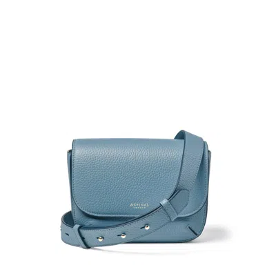 Aspinal Of London Ella Crossbody In Blue