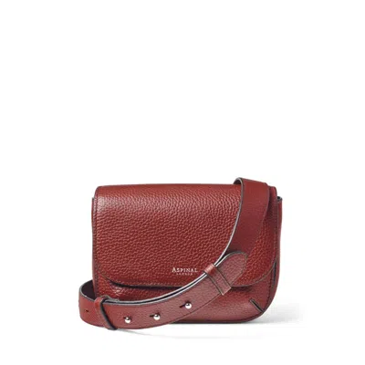 Aspinal Of London Ella Crossbody In Red
