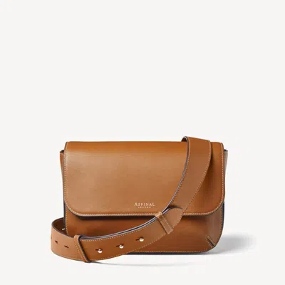 Aspinal Of London Ella Grande Crossbody Bag In Brown
