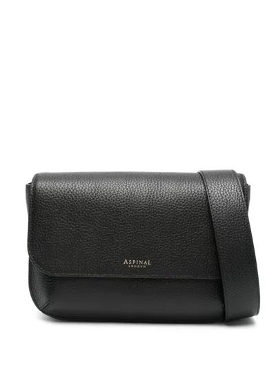Aspinal Of London Ella Leather Crossbody Bag In Black