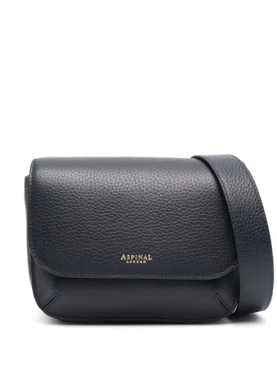 Aspinal Of London Ella Leather Crossbody Bag In Blue