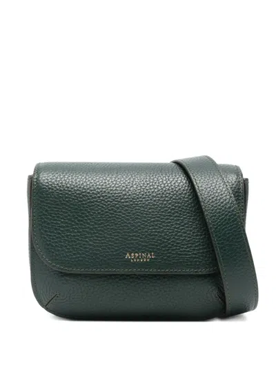 Aspinal Of London Ella Leather Mini Bag In Green