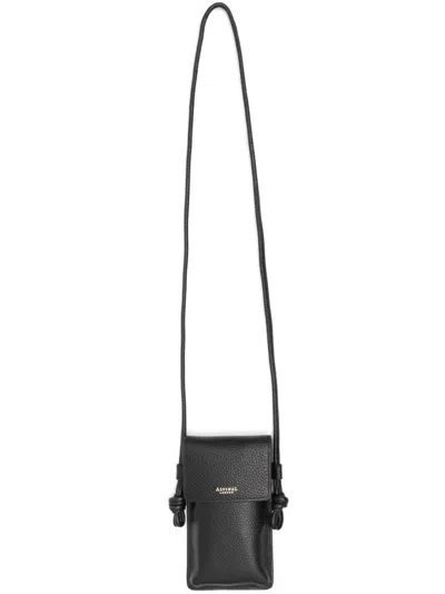 Aspinal Of London Ella Phone Bag In Black