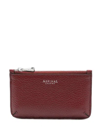 Aspinal Of London Ella Wallet In Red