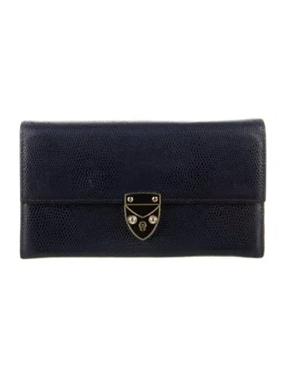 Pre-owned Aspinal Of London Embossed Leather Wallet In Multi