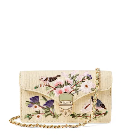 Aspinal Of London Embroidered Mayfair 2 Clutch Bag