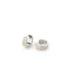 Aspinal Of London Enamel Huggie Earrings In Gold
