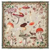 Aspinal Of London Enchanted Garden Silk Scarf In Neutral