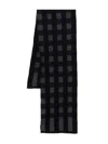 Aspinal Of London Exploded Scarf In Blue