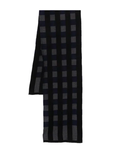 Aspinal Of London Exploded Scarf In Blue