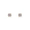 Aspinal Of London Floating Solitaire Diamond Stud Earrings In Gold