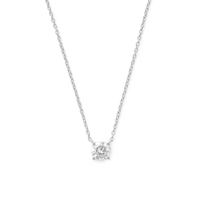 Aspinal Of London Floating Solitaire Diamond Necklace In Multi