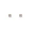 Aspinal Of London Floating Solitaire Diamond Stud Earrings In Gold