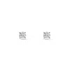 Aspinal Of London Floating Solitaire Diamond Stud Earrings In Metallic