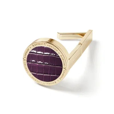 Aspinal Of London Foldable Purse Hook In Gold