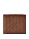 Aspinal Of London Folded Leather Wallet In Brown
