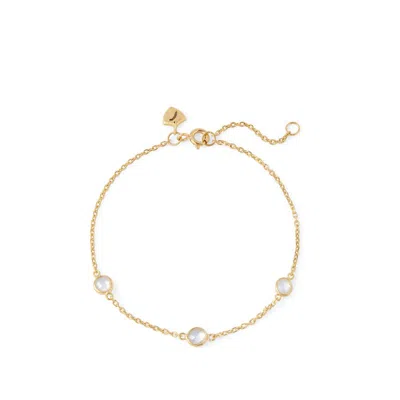 Aspinal Of London Gemstone Bracelet In Gold