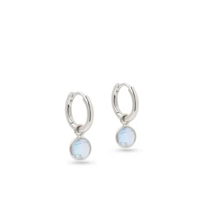 Aspinal Of London Gemstone Huggie Earrings