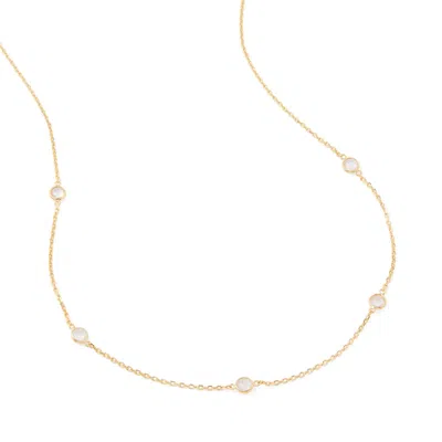 Aspinal Of London Gemstone Necklace In Multi