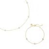 Aspinal Of London Gemstone Necklace & Bracelet Set