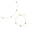 Aspinal Of London Gemstone Necklace & Bracelet Set