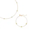Aspinal Of London Gemstone Necklace & Bracelet Set
