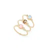 Aspinal Of London Gemstone Ring Set Set