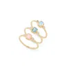 Aspinal Of London Gemstone Ring Set Set