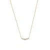 Aspinal Of London Graduting Diamond Necklace In Gold