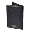 Aspinal Of London Grained Leather Credit Card Case In Black