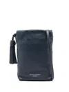 Aspinal Of London Leather Hudson Cross-body Pouch Bag In Blue