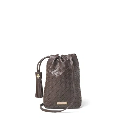 Aspinal Of London Hudson Crossbody Pouch In Brown