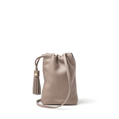 Aspinal Of London Hudson Crossbody Pouch In Neutral