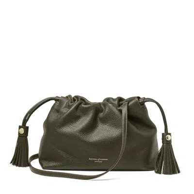 Aspinal Of London Hudson Large Crossbody Pouch In Green